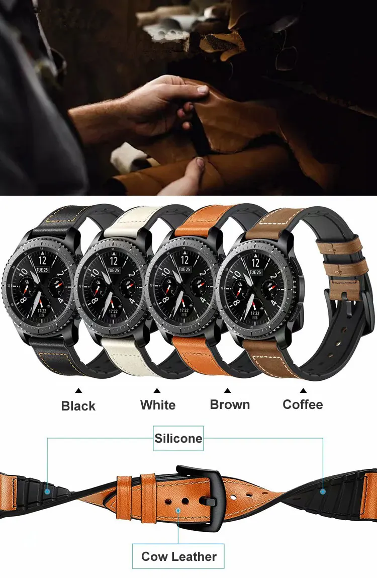      horlogeband       FOR SAMSUNG GEAR S3 22MM WATCH BADN  (2)