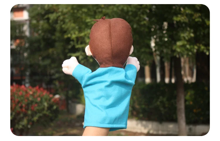 1pc plush puppets lawyer driver stewardess teacher doctor waitress kindergarten profession character role story infant toy