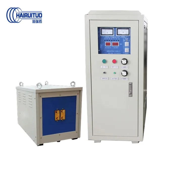 

80kw super audio frequency induction heating machine for big size of gear and sharft quenching annealing