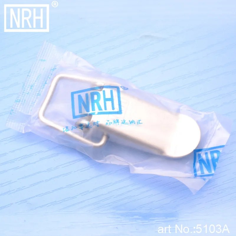 NRH 5103A stainless steel spring hasp Wooden case Flight Case Travelware Tool Box accessories Hardware latch hasp toggle latch
