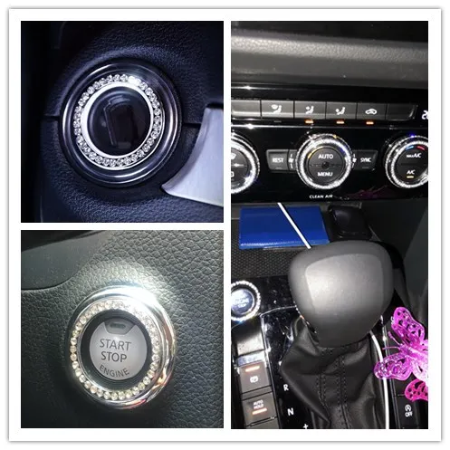 

Car Styling Engine Start Stop Ignition Ring For Land Rover Range Rover Velar Freelander 2 Jaguar E-Pace I F-pace Accessories