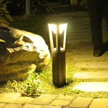 Thrisdar Алмазная алюминиевая садовая Колонка уличная газонная лампа Водонепроницаемая Для дорожки на участке вилла газон блокираторы света