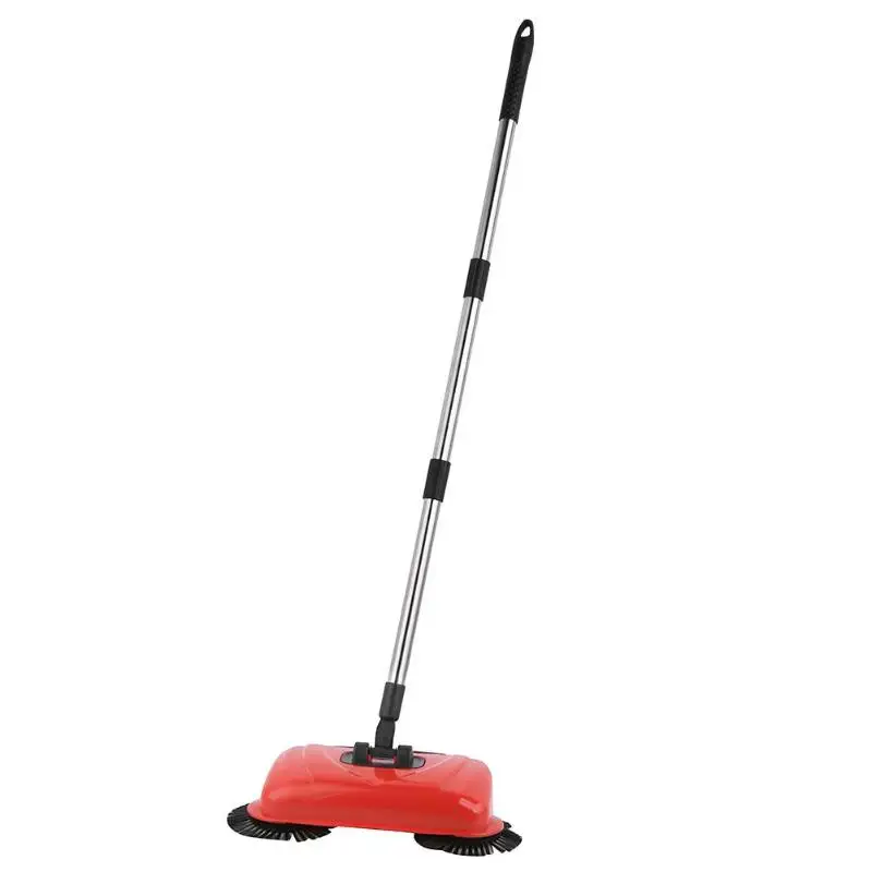 2 in 1 Stainless Steel Broom Sweeper Sweeping Machine Push Type Sweeper