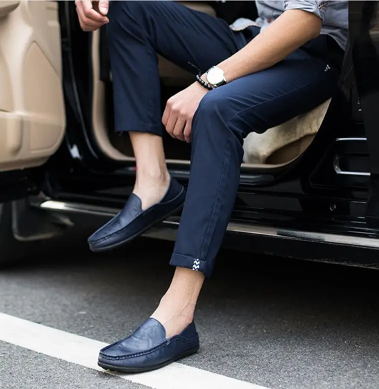 Г., модная весенне-осенняя новая обувь в стиле бобов удобная обувь для вождения Повседневная Уличная обувь