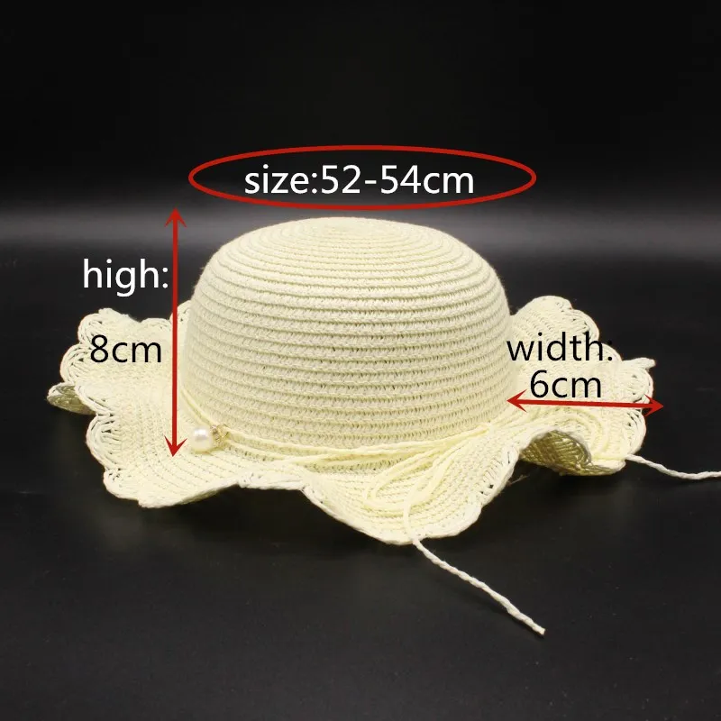 Seioum Girls Summer Hats Children Straw Hat For Girls Kids Star Sun Cap Panama Hat Baby Hats Caps Children Beach