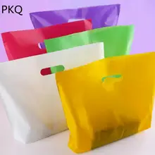 10 шт маленькие большие пластиковые пакеты с ручкой на заказ подарочные пакеты пластиковые хозяйственные сумки с ручкой рекламная упаковочная сумка