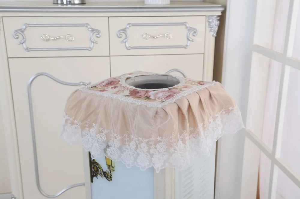 Dia 28cm Fashion Cloth Lace Bucket Purifier Tools Drinking Fountain Decor Home Decor Water Dispenser Dust Cover (5)