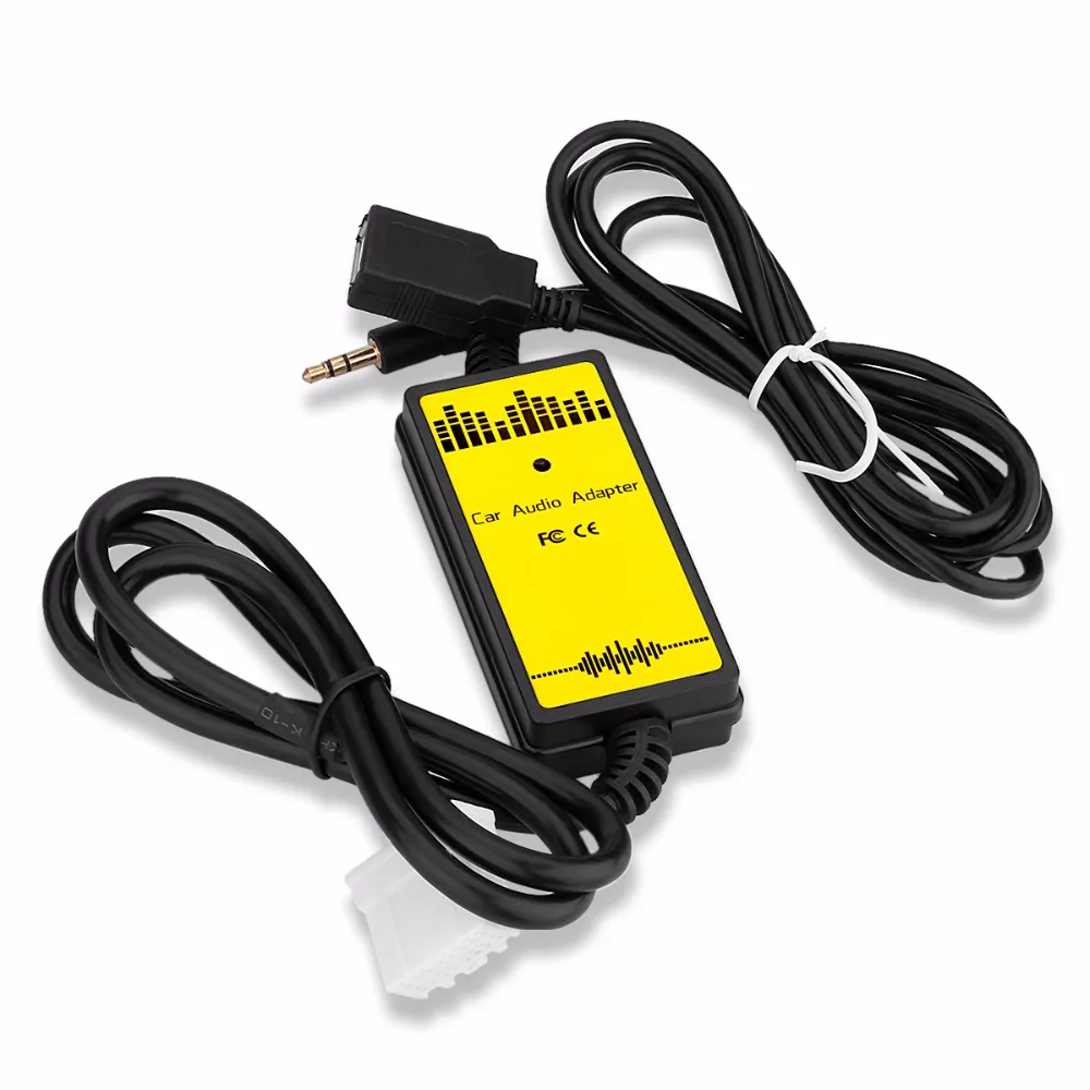 Автомобильный usb адаптер для замены компакт дисков MP3 аудио интерфейс SD AUX USB