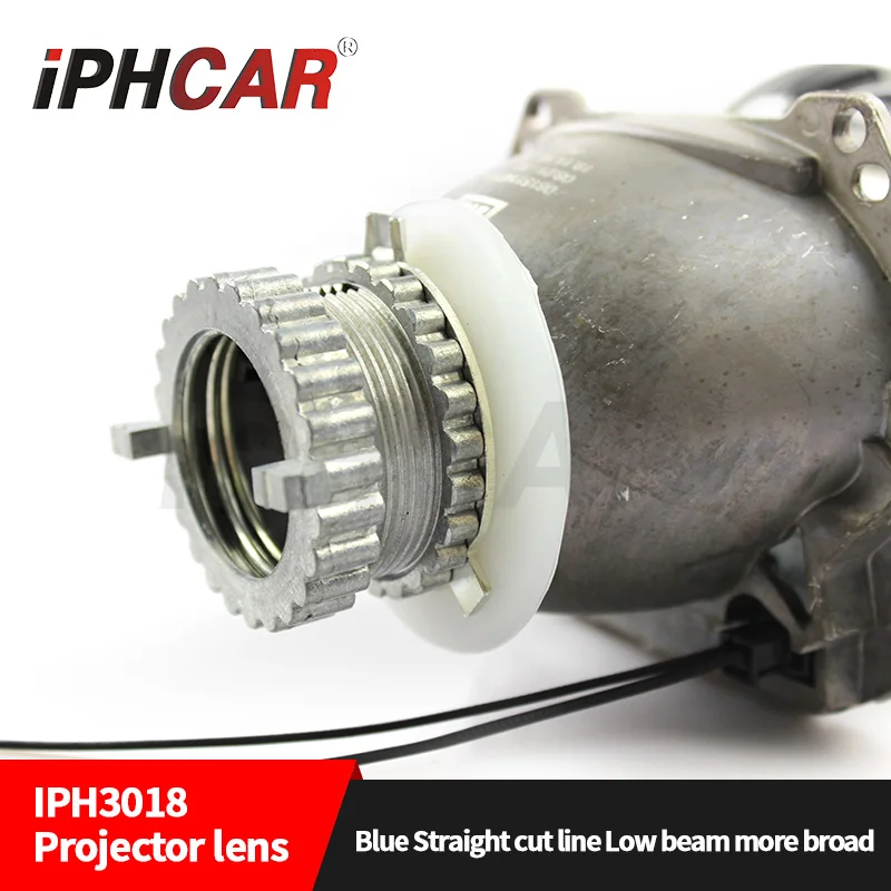 Бесплатная доставка IPHCAR Высокий Низкий однолучевых ксеновых линзы проектора Bi