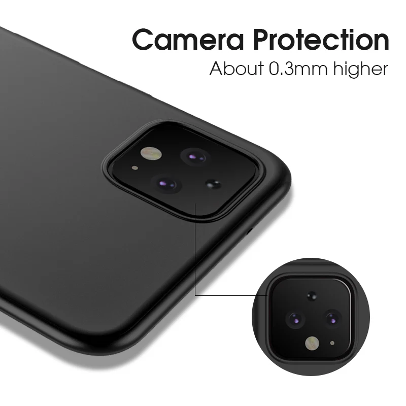 Для Google Pixel 4/4 XL X-Level ультра-тонкая Мягкая силиконовая задняя накладка из ТПУ Защитная Оболочка Чехол кожаный чехол для Google Pixel 4 XL capa