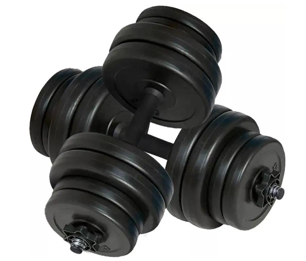 

vidaXL Dumbbells 30kg Muscle Workouts Arms Exercises Safe Efficient Body Training Anti-slip Handles Fitness Equipments Barbells