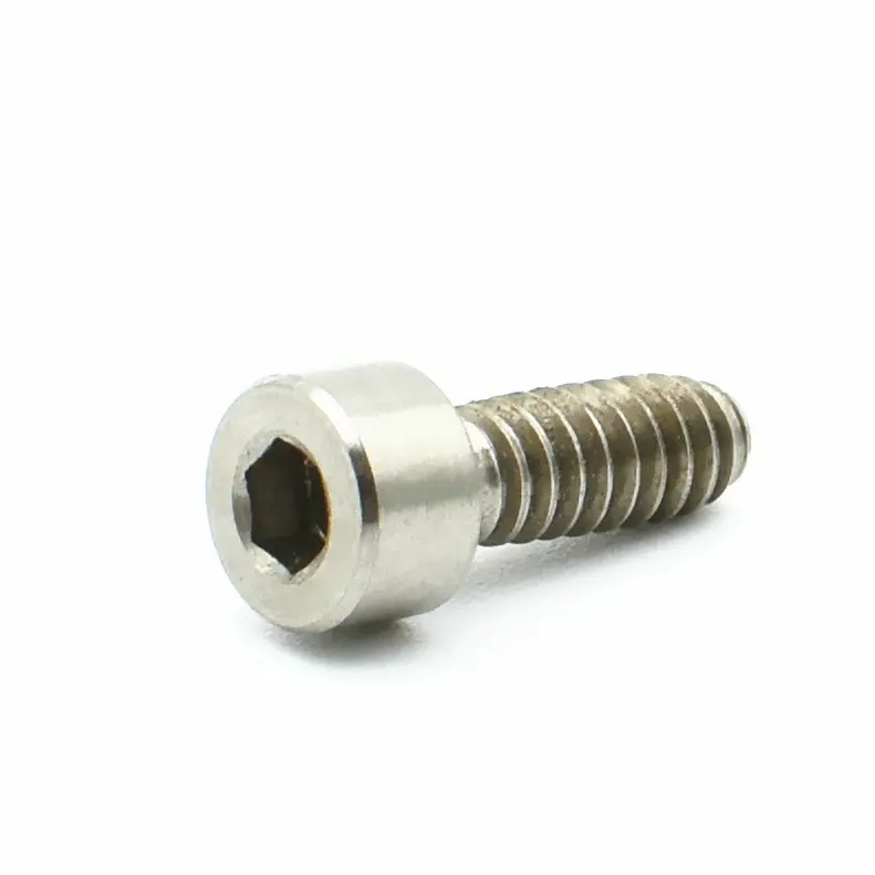 

24/50 pcs 6#-32x3/8 US Units Imperial Units Titanium Bolt Ti Bolts Steel Color Grade 2 Column Head Titanium Screw Ti Fastener