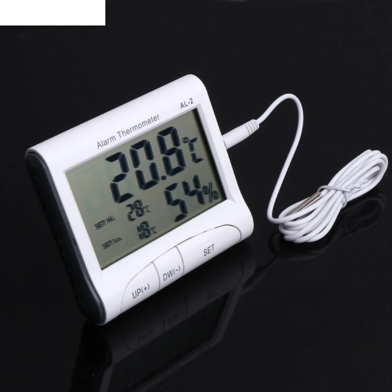 

High Accuracy LCD Digital Thermometer Hygrometer Electronic Temperature Humidity Meter Weather Station Indoor Outdoor