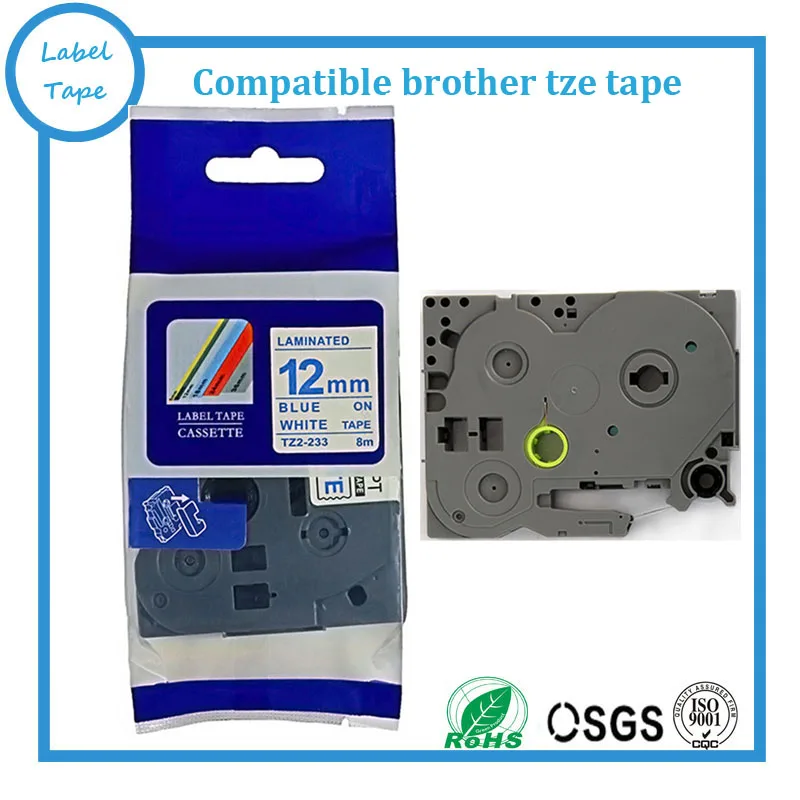 Brother TZE-233 LAMINATED TAPE 12mm 8m # TZE233