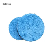 Детализация уход за автомобилем микрофибра полировальная губка для полировки воска подушечка-аппликатор синий цвет