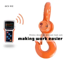 10T беспроводной цифровой электронный подвесной кран весы с ручным счетчиком