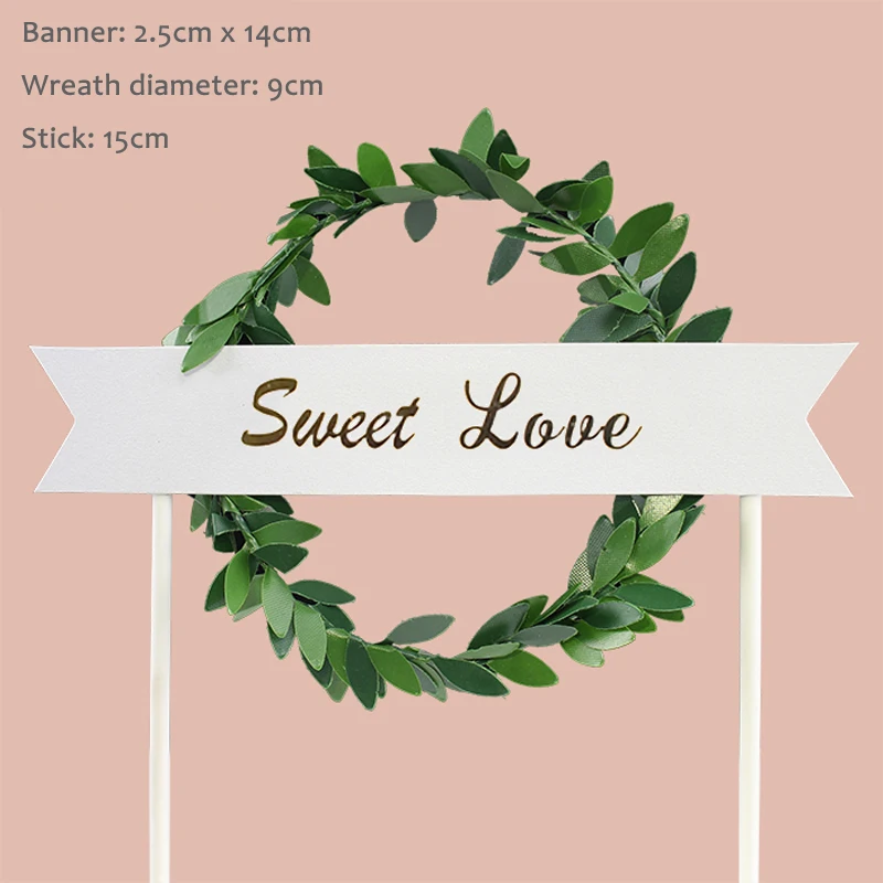 Elf-magic-Leaf-shaped-wreath-cake-flag-baking-decoration-happy-birthday-sweet-love-wedding-party-baby (3)
