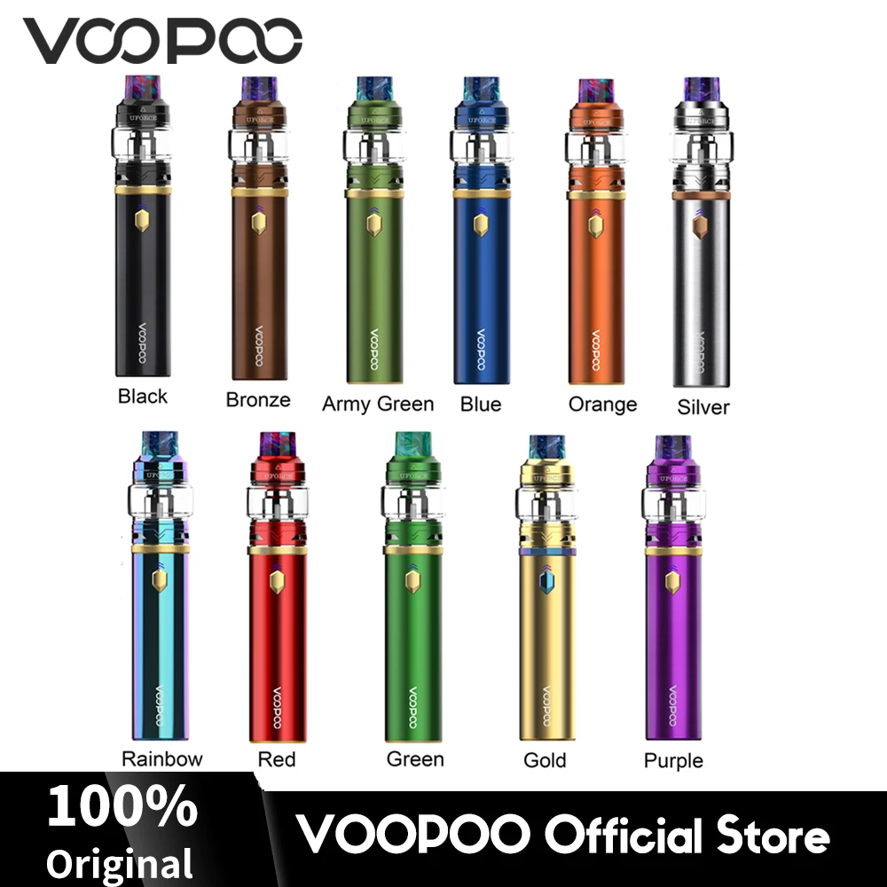 

Original VOOPOO CALIBER PEN Electronic Cigarette Kit 3000mAh Vape Pen Start Kit Max 110W Output 5ml Uforce Tank U4 U6 Coils