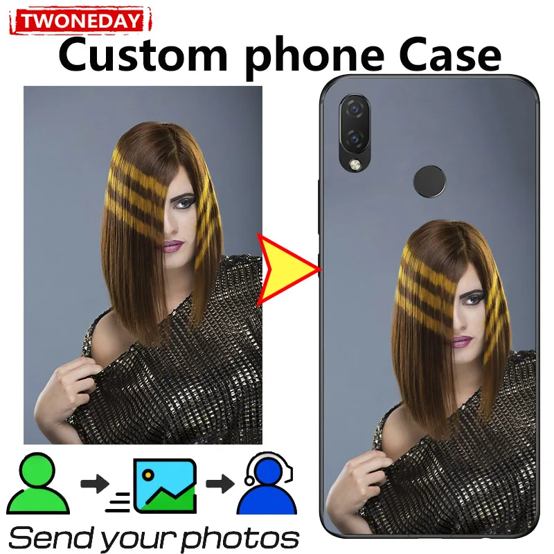 

Personalized Customized DIY Case For Oneplus 7 6 5 3 2 1 X 5T 6T 3T 7 Pro Case Cover HD Print Name Photo Funda Case