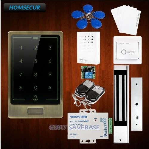 HOMSECUR Waterproof Anti-Vandal IP67 Fully-Potted 125Khz ID Access Control System + Doorbell HOMSECUR Waterproof Anti-Vandal IP67 Fully-Potted 125Khz ID Access Control System + Doorbell