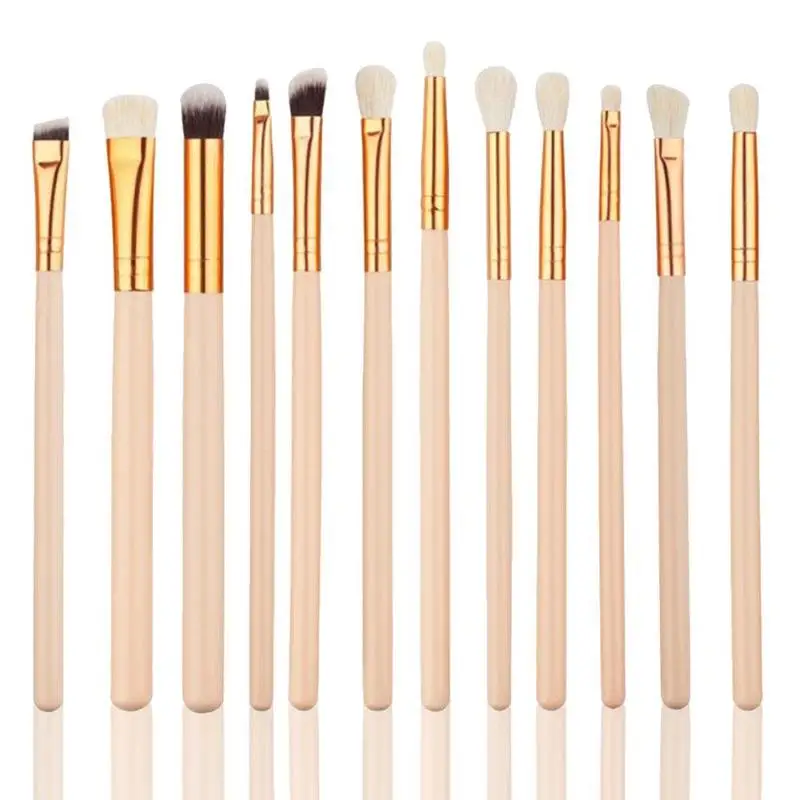 

12pcs Pro Makeup Brushes Set Cosmetic Foundation Powder Eyeshadow Eyeliner Lip Brush Tool