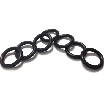 

10mm x 6mm x 2mm Rubber Oil Seal O Ring Gasket Washer Black 20Pcs