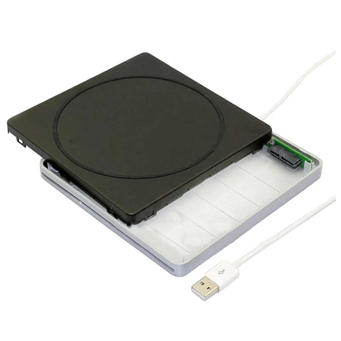 Слот в USB внешний DVD+/-RW SATA Привод чехол Enclosour Caddy для Apple MacBook