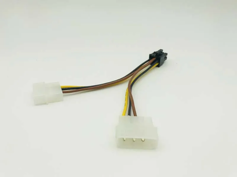5 шт. PCI E 6 контактный разъем на Molex 4pin x2 сплиттер SATA кабель питания Express