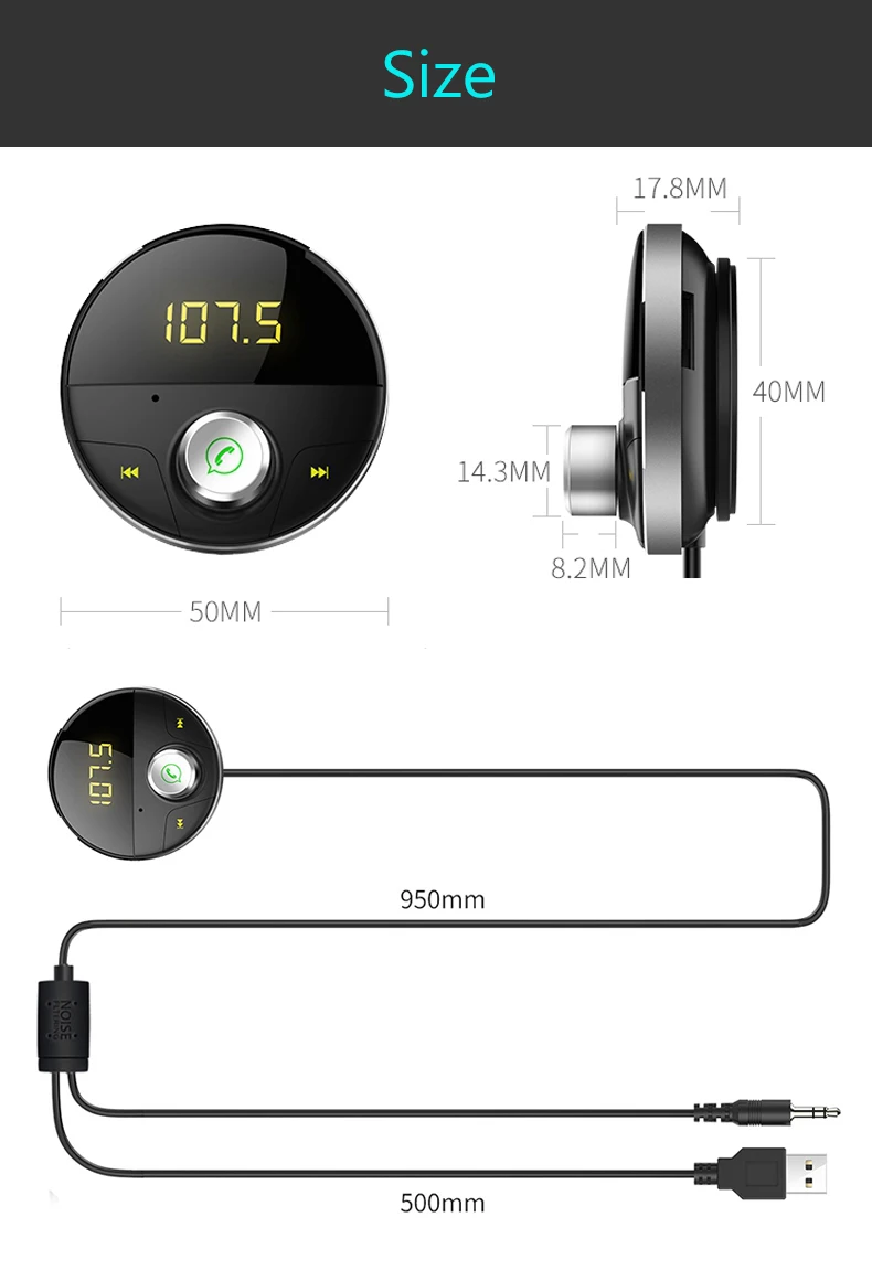 KORSEED Bluetooth FM модулятор Автомобильный mp3 плеер Громкая связь аудио USB SD TF карта fm-передатчик CarKit Авто Громкая связь USB адаптер