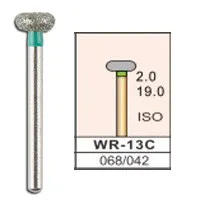 12 шт. Стоматологическая Алмазная ФГ 1,6 мм колесо круглого типа Бур для NSK Стиль высокоскоростная воздушная турбина WR-13, WR-13C, WR-31F, WR-S31F, WR-11