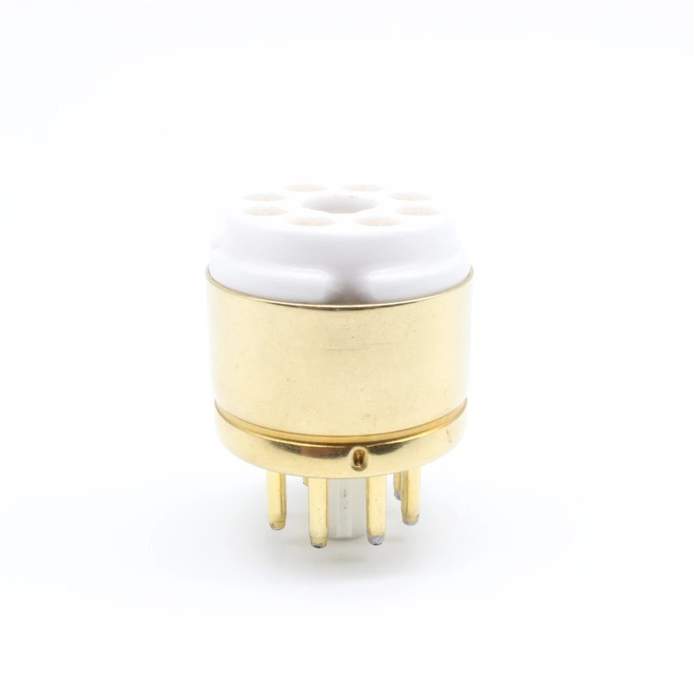

1× 8pin EL34 GZ34 KT88 6V6 6L6 5Z3 6SN7 Octal Gold Plated Tube Socket Saver Base