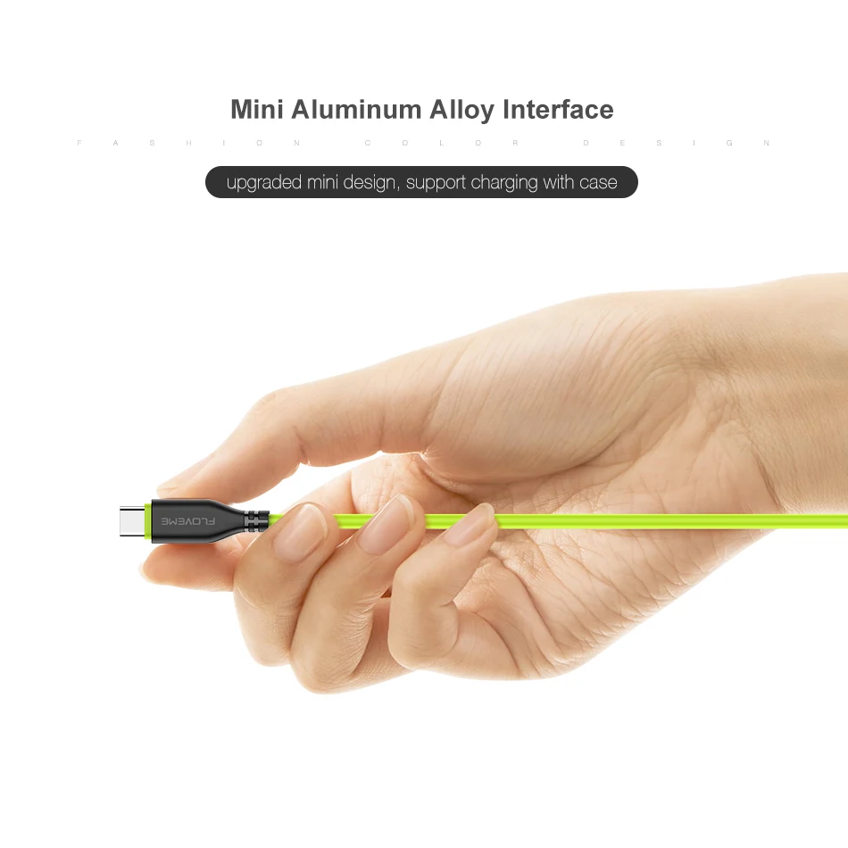 FLOVEME TPE USB Type C для Samsung Note 8 Galaxy S8 Plus зарядный кабель 2.2A передачи данных C|charger cable|usb-c
