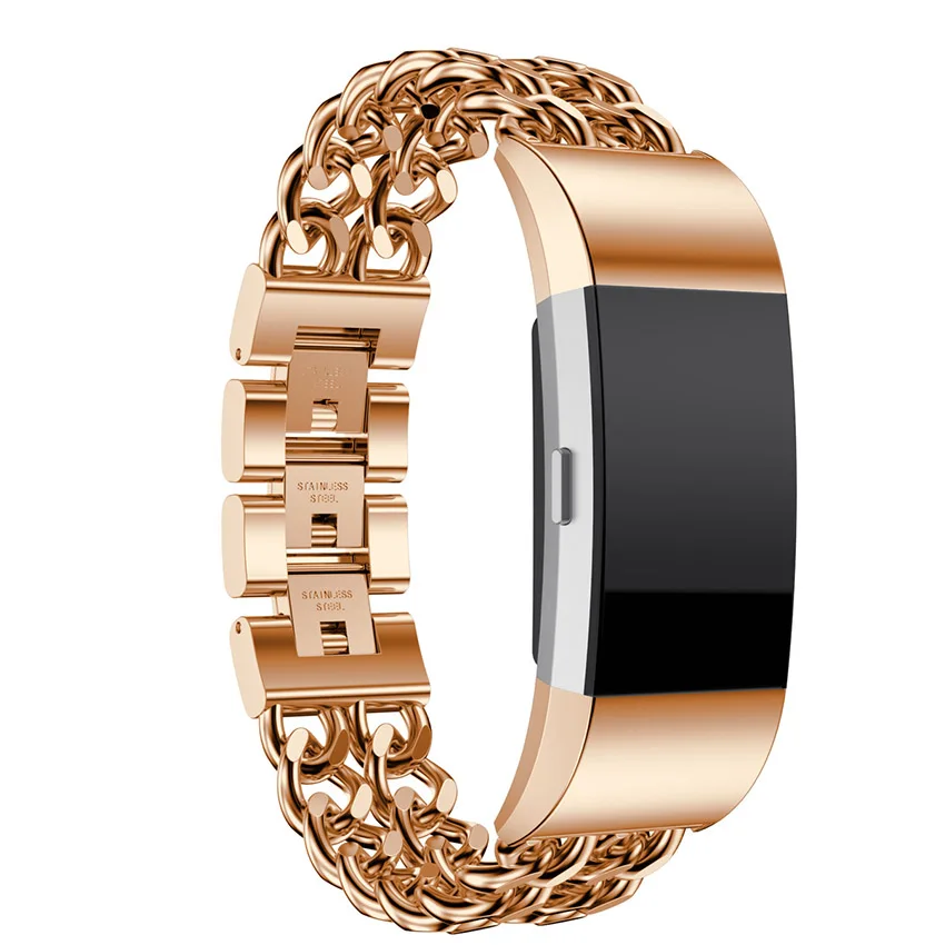

2019 Stainless Steel Watch Bands Metal Strap For Fitbit Charge 2 Replacement AW828
