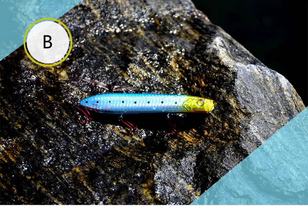 Le-peixe Milímetros 24g Topwater Popper Pesca Artificial Isca Peche Profissão Flutuante Lápis Zig Zag Superfície 7 Pcs 130 8 Esporte e Lazer