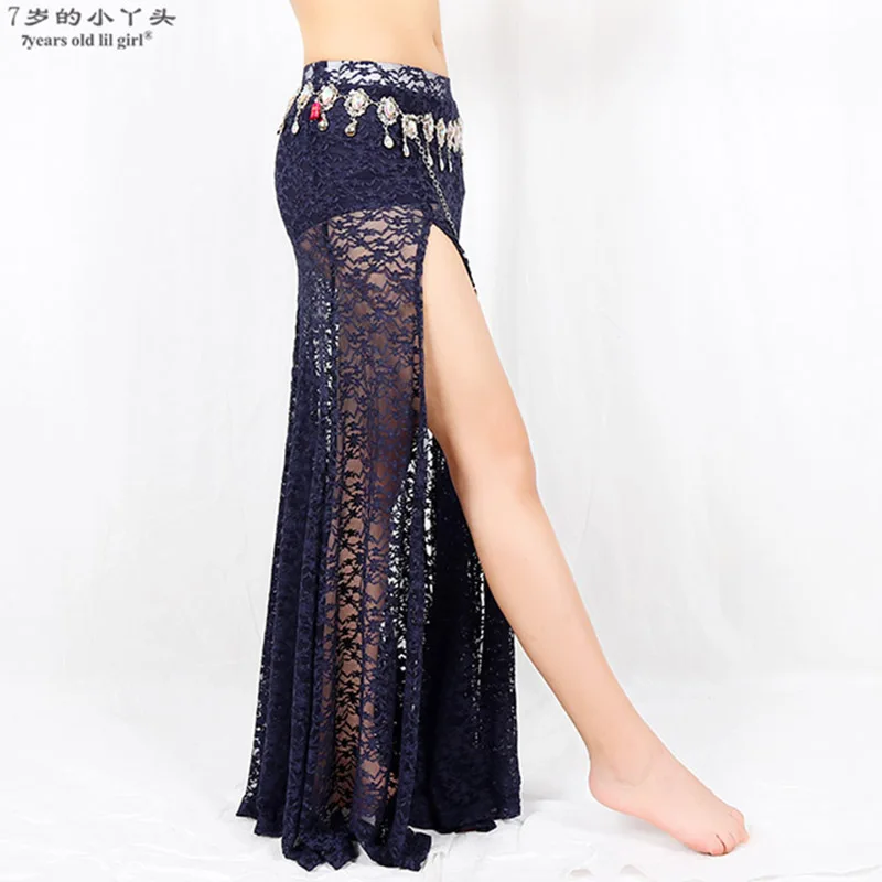 lace belly dance costumes lace top+skirt 2pcs belly dance suit for women belly dance exercise suits CBB05