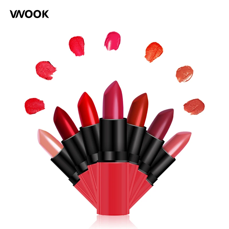 

Lips Makeup 8 Colors Matte Nude Lipstick Set Long-lasting Waterproof Mate Lip Stick Korean Lipstick Make up Cosmetic By Vnook