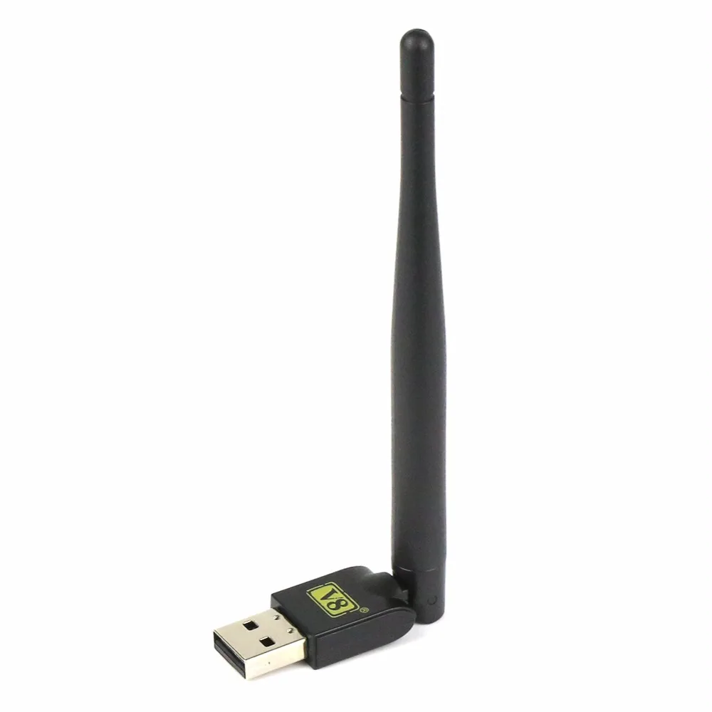 [Подлинный] полезный USB Wi Fi беспроводной RT5370 HD wifi адаптер ТВ приемник для V7 V8S D1S