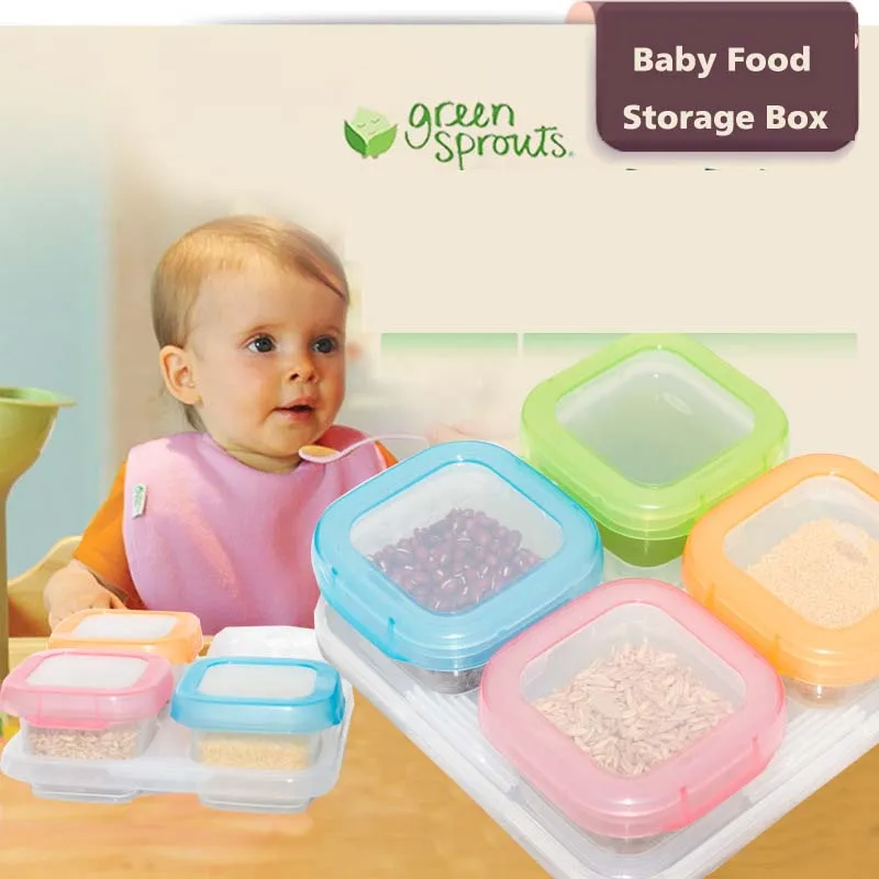 120ML Baby food supplement storage box/Food Container/snack box/cutlery