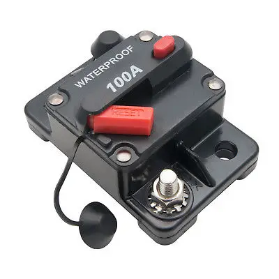 100A Ампер автоматический выключатель IP67 двойной Батарея 12V 24V Предохранитель