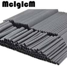 127pcs lot Heat Shrink Tubing 7 28m 2 1 Black Tube Car Cable Sleeving Assortment Wrap