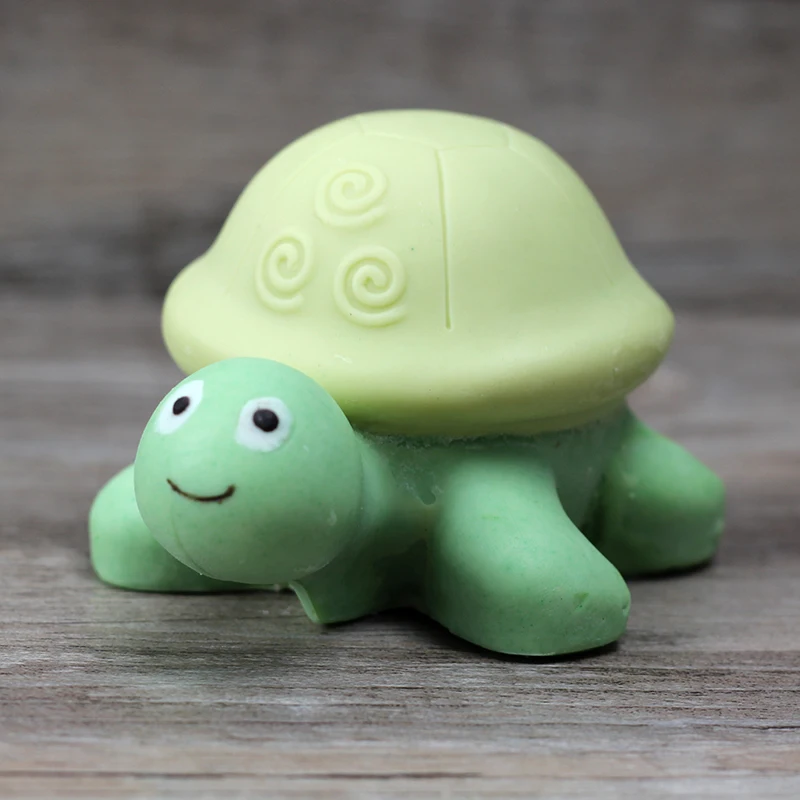 Cute Turtle Shape Silicone Soap Mold for Natural Handmade Craft Resin
