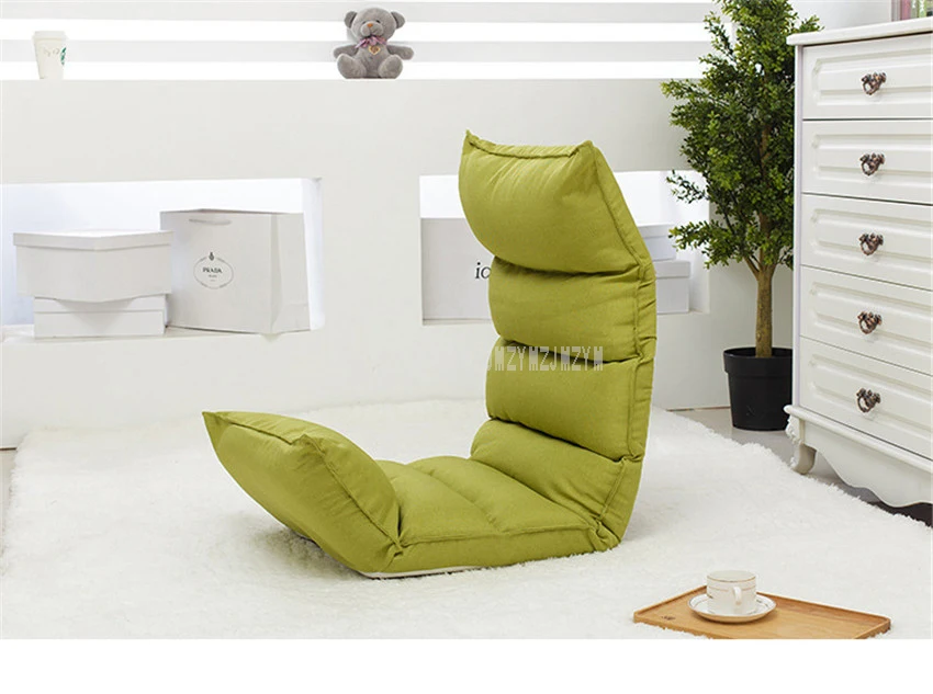 Напольный складной современный шезлонг, кресло для гостиной, мебель в японском стиле, для помещений, лежащий шезлонг, одноместный диван, кровать для сна