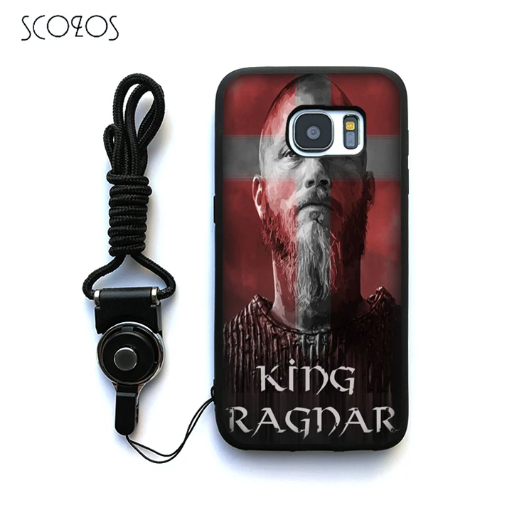 SCOZOS vikings Ragnar Lothbrok Case Cover For Samsung Galaxy S6 S7 edge S8 Plus J3 J5 J7 A3 A5 A7 2016 Note 8 &ampww332 |