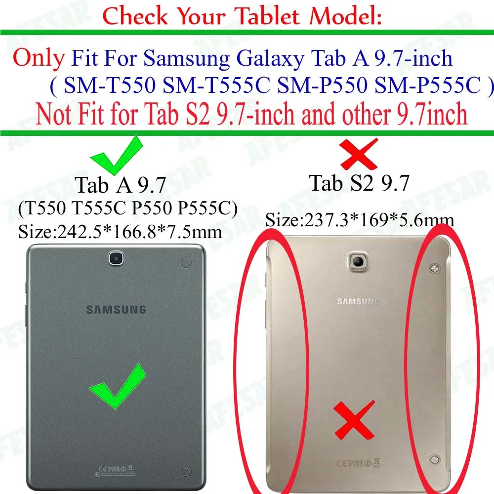 Фото Tab A 9,7 чехол для Samsung Galaxy SM-T550 T555C P550 P555C планшет автоматический спящий Кожаный Чехол + пленка + ручка №2