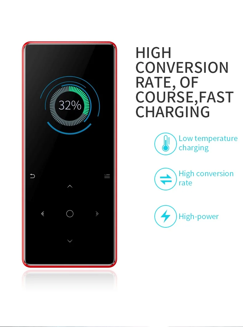 IQQ C6 2.4 inch Screen MP4 Player Bluetooth 8G Hifi Touch Button E-book FM Radio Video Reproductor MP4 with Speaker Earphone (4)