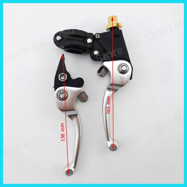 Ручка рукоятки+ складной тормозной Рычаги сцепления для мотоциклов+ майка Кепки Клапан Vent Сапун шланг Пит Байк мотоцикл мотокросс