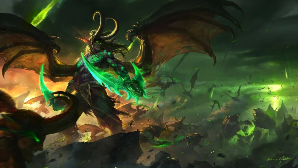 1:32 модельная фигурка из смолы разобранный Неокрашенный набор Illidan Stormrage (около 90