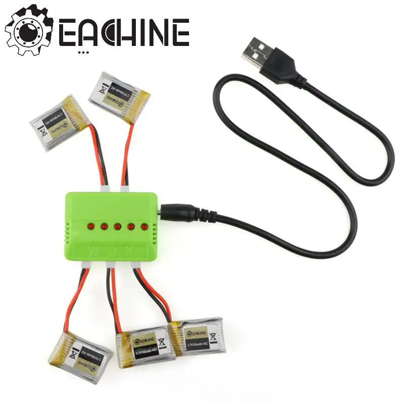 

Newest 5PCS Eachine E010S 3.7V 150mAh 45C Battery RC Quadcopter Spares Parts