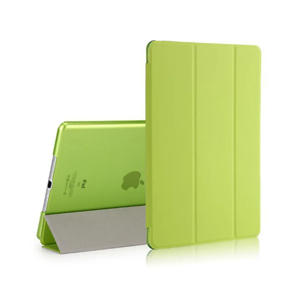Чехол для нового iPad 9 7 2018 умный чехол из ПУ дюйма A1822 A1823 A1893 в твердой оболочке с