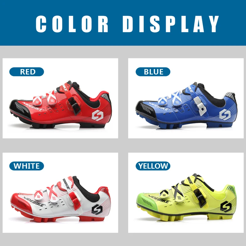 Sidebike ciclismo zapatos mtb hombre mujer bicicleta zapatos carreras montaña bicicleta zapatillas profesional auto-bloqueo transpirable bici corsa Sidebike ciclismo zapatos mtb hombre mujer bicicleta zapatos carreras montaña bicicleta zapatillas profesional auto-bloqueo transpirable bici corsa